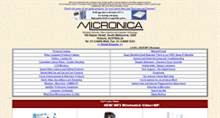 Desktop Screenshot of micronica.com.au